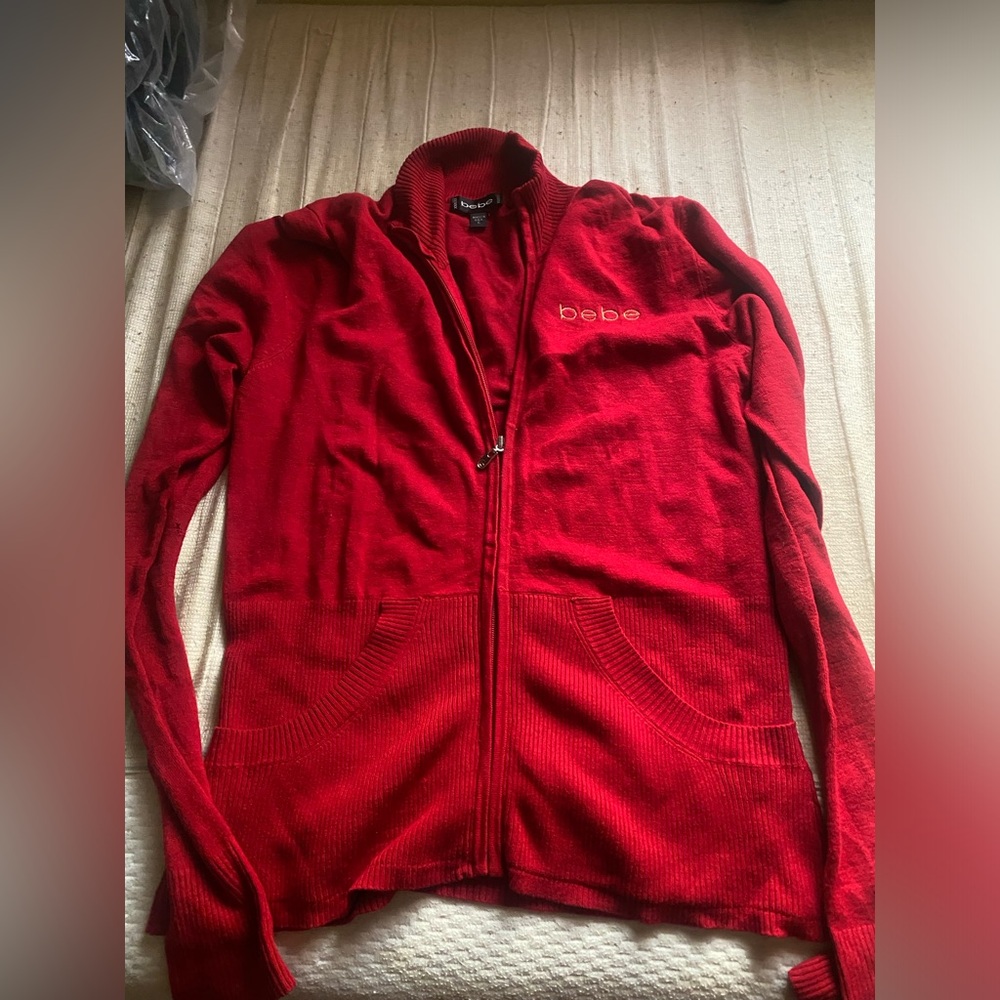 Bebe zipper jacket